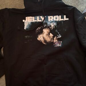 Black Graphic Hoodie